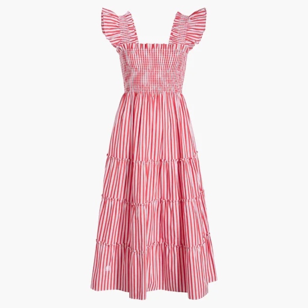 NWT Hill House Ellie Dress in Cherry Stripe (XXXS/TN)